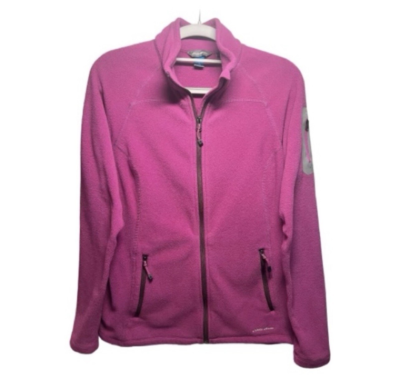 Eddie Bauer Jacket Women L First Ascent Full Zip Hooded Windbreaker