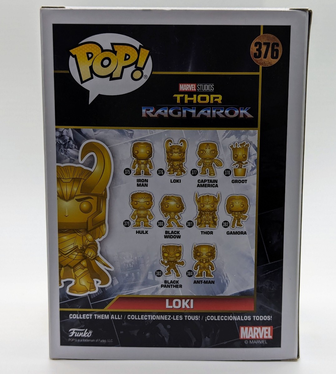 FunkoPop！376 LOKI ロキ Loki Gold Chrome Funko Pop! #376 - The Pop Central