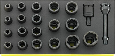 Stahlwille TOOL SET IN TOOL-CONTROL TRAY-SYSTEM 96838791 Set with  21 Psc. TCS 5