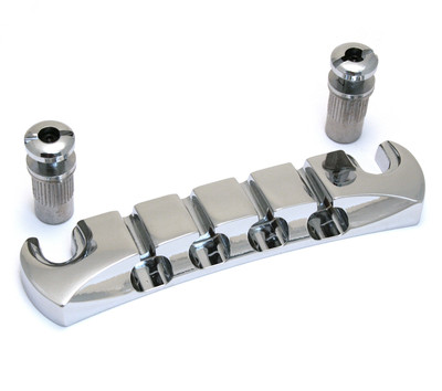 Chrome Custom Heavy Duty 4-string Bass Guitar Stop Tailpiece BTP-STP-C