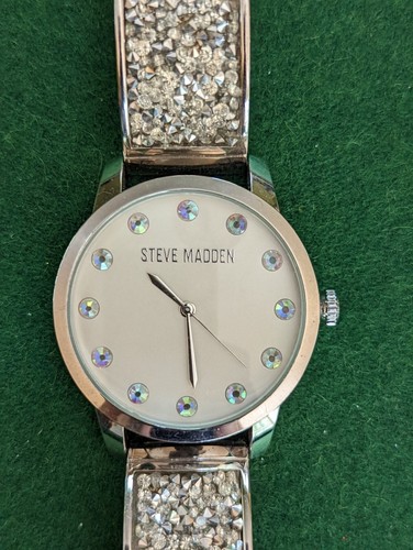 Steve Madden Rhinestone Silver tone 