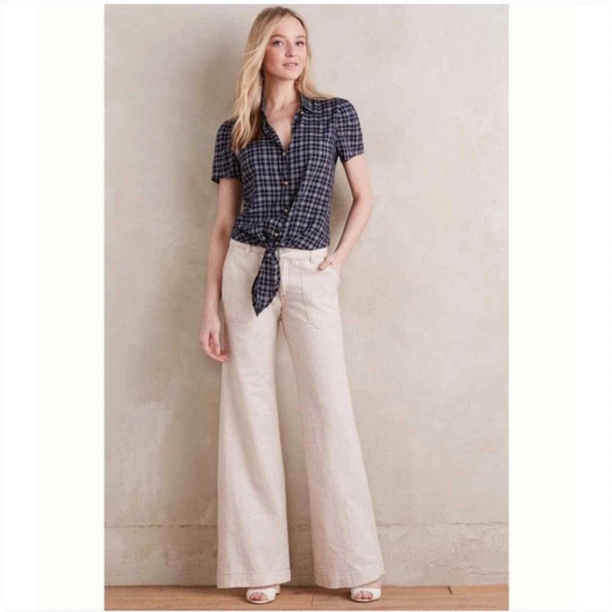 Pilcro and the letterpress shop linen pants