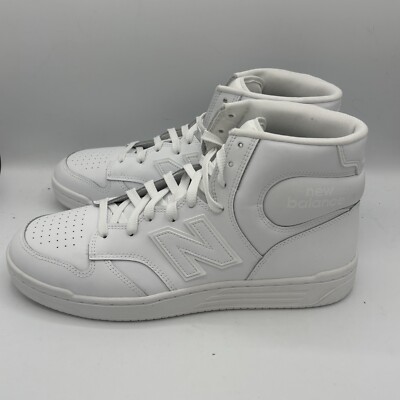 New Balance 480 Triple White BB480COC Hi top Sneaker skate Shoes Men's 11D