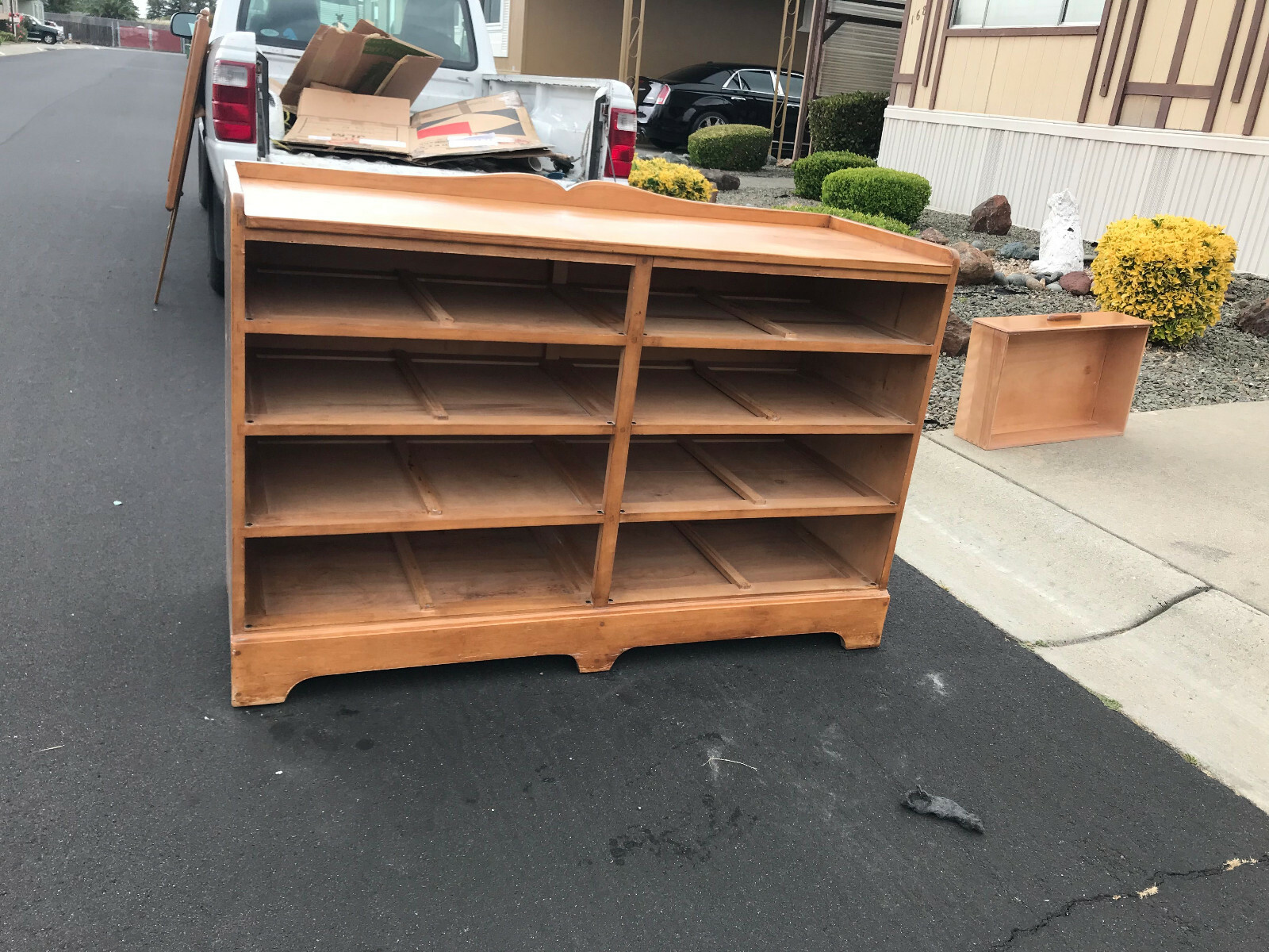 Vintage Thomas P Beals Portland Maine 8 Drawer Low Boy Dresser