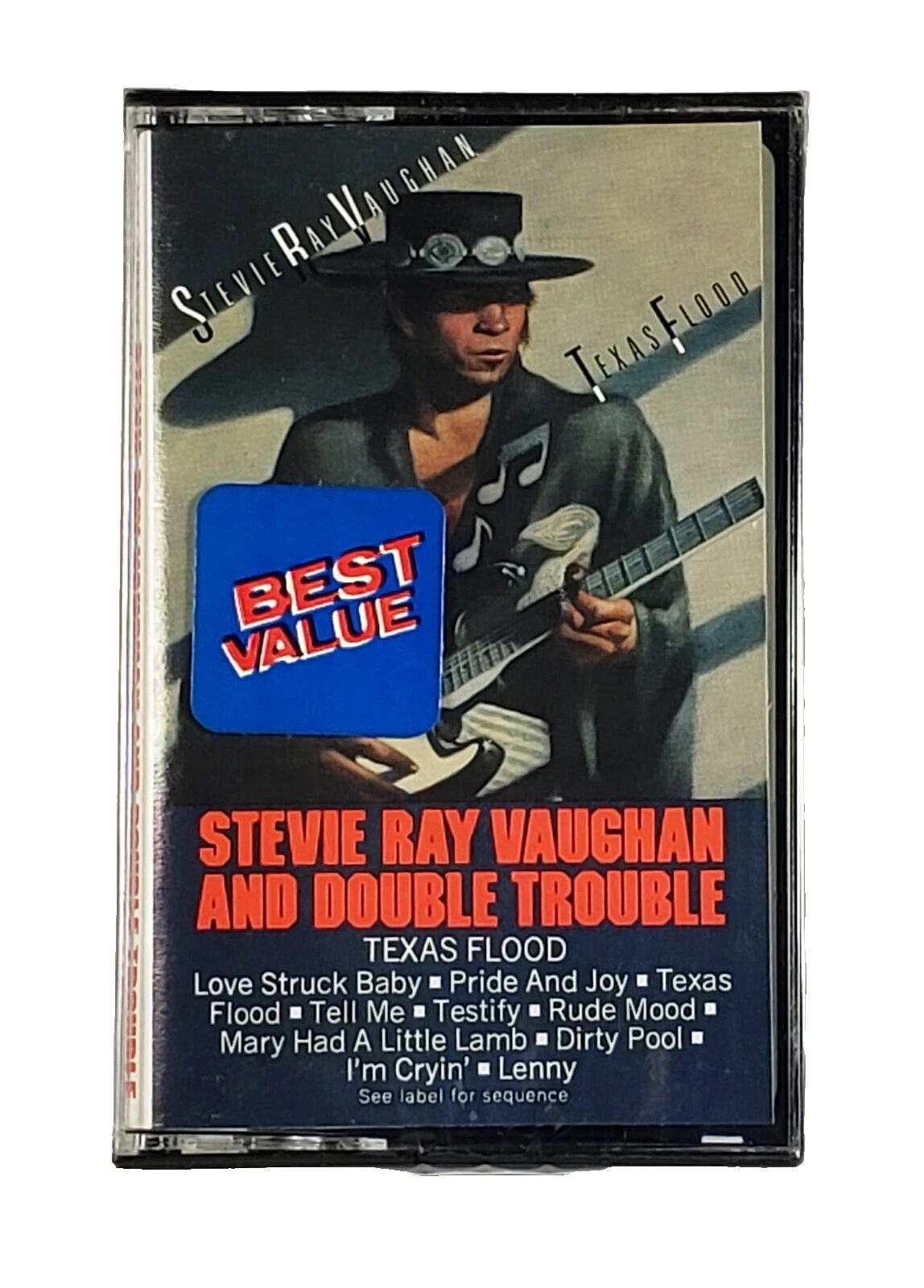Casetes de música blues Stevie Ray Vaughan