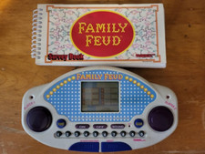 Family Feud Handheld Game with Cartridge Book Tiger Electronics 1997 WORKS