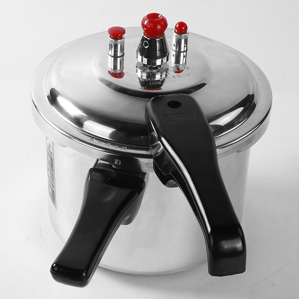 5 Litre Home Dual Handle aluminum Pressure Cooker Kitchen Catering Cookware UK