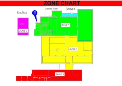 Fire alarm zone chart | eBay UK