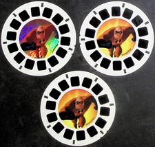Disney Pixar The Incredibles 3d View-Master 3 Reel Set