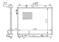 Hart KüHler WasserküHler MotorküHler Passend FüR Hyundai Getz TB 1.4I 1.3 1.3I