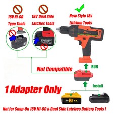 1 Adapter for Milwaukee M18 DeWalt 20v Battery To for New Snap-On 18v Tools