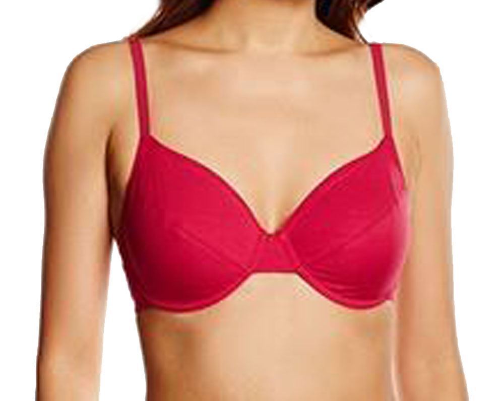 Sloggi Evernew W  Underwired Stretch 73% Cotton Bra Electric Raspberry 32B