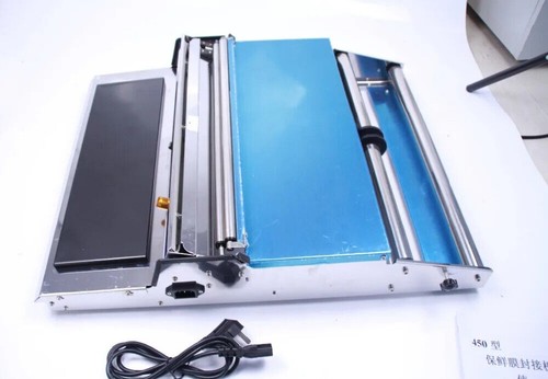 HW-450 Verpackungsmaschine Verpackungsmaschine Handfrisch Kunststofffolie Wrapper - Bild 2 von 5