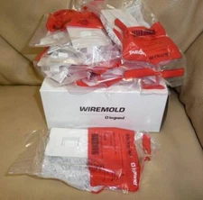 (10) Pcs. Legrand Wiremold 5507FRJ-WH 5500 Flush Face Plate White New