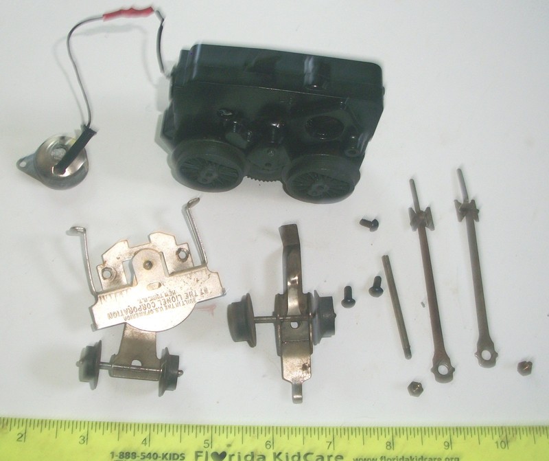 1950's Lionel 6110 (1120) Scout Steam Locomotive Motor/ Chassis for Parts/Repair