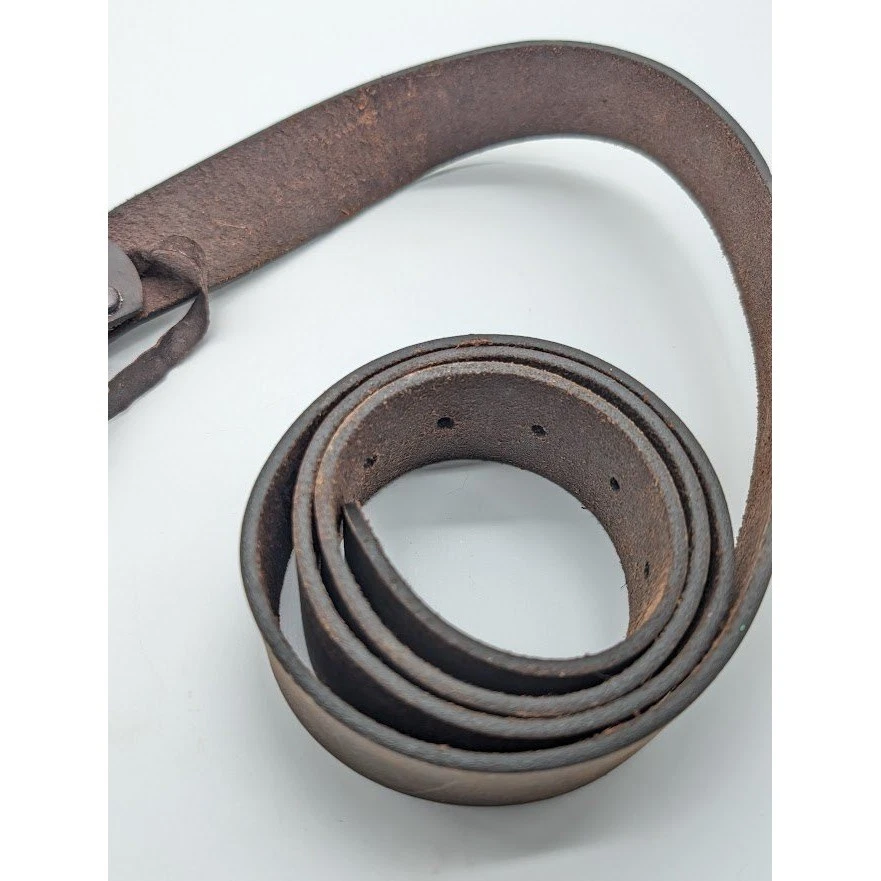 Levi's 皮革皮带男式 46 48 码独立交叉扣可拆卸滑板 — 第 3/4 张图片