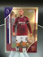 2026 Topps Chrome Premier League EPL #182 Jarrod Bowen, West Ham United