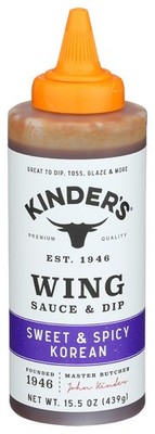 Kinders Sauce Wing Korean 15.5 Oz (Pack of 6)