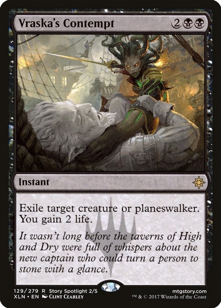 Vraska's Contempt (129) (Foil LP) Ixalan MTG XLN