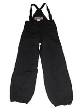 Obermeyer Black Snow Ski Pant Overalls Pre-School Sz 7