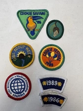 Vintage Girl Scouts Official Badges From the 80’s Patches