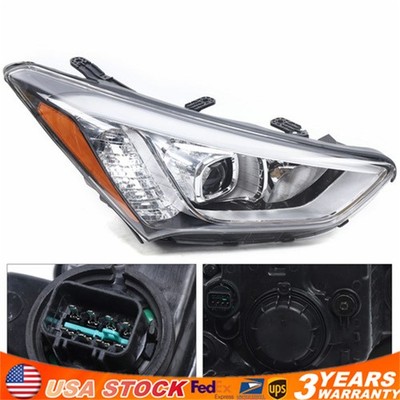 Headlight Headlamp Right Passenger Side For Hyundai Santa Fe 2013- 2015 2016 US