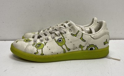 Adidas Stan Smith Monsters Inc Mike Wazowski White Green Sneakers Size 6.5