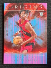 JaKobe Walter 2024-25 Panini Obsidian RC Blue Pink /49 #90