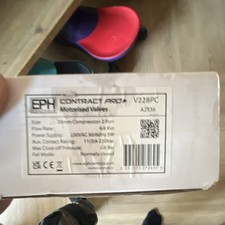 EPH V228PC Motorised 2 Port Valve 22mm Compression White Plastic Plumbing