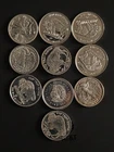 Lot of 10 - 1/10 Troy Ounce Rounds 1 Troy oz. Total .999 Fine Silver