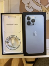 IPhone 13 pro empty box Sierra Blue