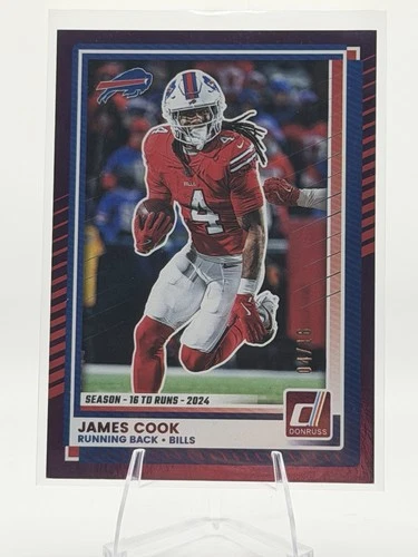 2025 Panini Donruss Football Jersey Number James Cook #194