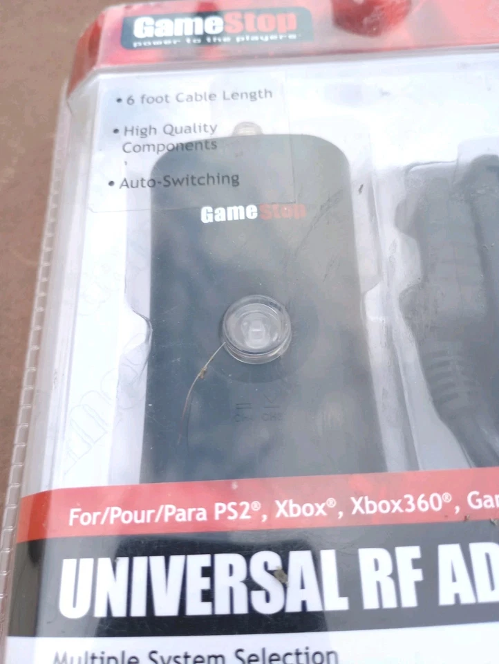 Gamestop Universal RF Adapter Model No. M1BB240 - PS2, Xbox, Xbox 360, GameCube. - Image 2 of 4