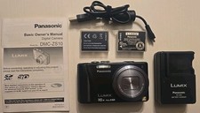 Panasonic LUMIX DMC-ZS10 14.1MP GPS 3D iA Digital Camera Charger  3 Batteries