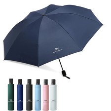Umbrellas Sun umbrellas Cartoon rain and sunny manually folded student portable
