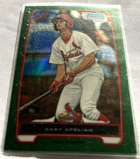 2012 Bowman Chrome Baseball Gary Apelian St. Louis Cardinals Green Refractor