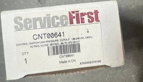 Service First Control CNT00641 Switch-Low Pressure Cutout