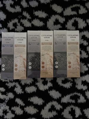 Rice Bran Exfoliating Serum 2-Pack 2.7 oz Each New Sealed Free Shipping 3 Pack