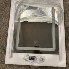 LED White Lighted Standalone Makeup Mirror  16" x 20"