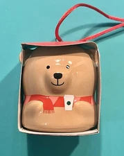 2025 STARBUCKS EUROPE BEARISTA CHRISTMAS ORNAMENT