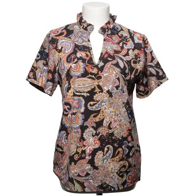 Zanzea Collection, Top, Größe: M, Schwarz/Mehrfarbig, Elasthan/Polyester #JkH