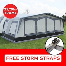 Camptech Buckingham DL 3m Seasonal Caravan Awning FREE STORM STRAPS