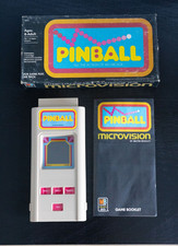 Microvision Pinball Game w/Box & Manual Milton Bradley 1979