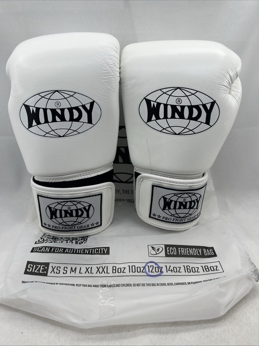 Windy Pro Fight Gear 12 oz BGVH 100% Leather Boxing Gloves