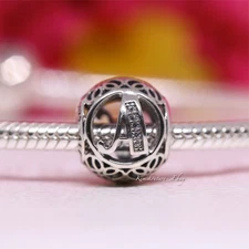 Authentic Pandora Sterling Silver  Vintage Letter Initial Alphabet A 791845