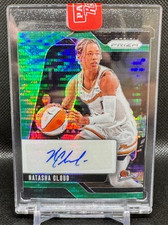 Natasha Cloud 2024 Panini Prizm WNBA Signatures Green Prizm Pulsar Auto 5/25
