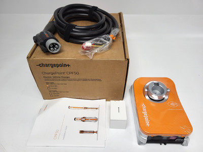 ChargePoint CPF50 Level 2 Commercial EV Charge Station with 18 ft. Cable, Type 1