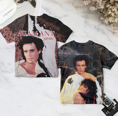 Inspired Adam Ants Strip Album Short Sleeve S to 5XL 3D Shirt MC1759