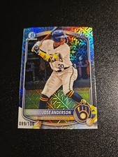 2025 Bowman Chrome - Prospects Jose Anderson #BCP-193 Steel Metal Mojo Refractor