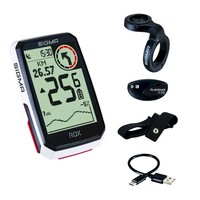 Sigma Gps Radcomputer Rox 4.0 Hr Set Weiß